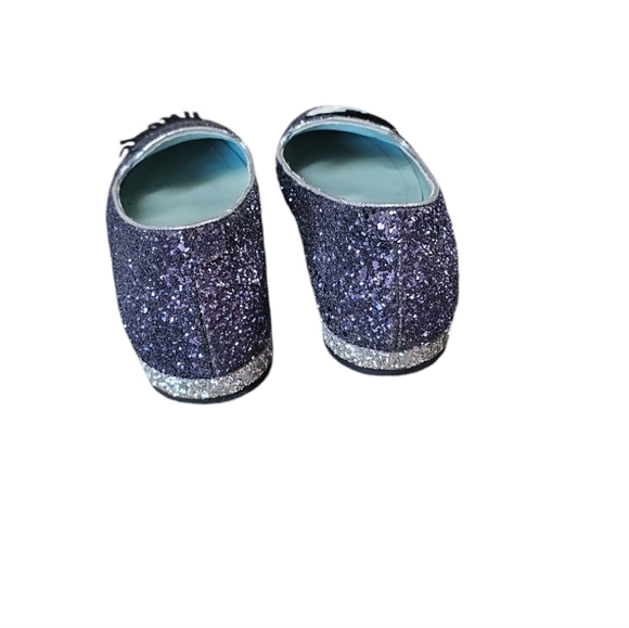 Chiara Ferragni Flirting Eye Wink Glitter Flat purpul and silver size 38 - Picture 2 of 6